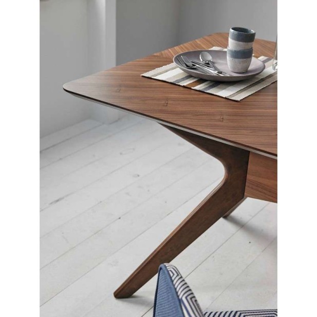 Mesa KULPT 140x90 cm de Comedor, Madera Nogal. Vackart Mesa KULPT 140x90 cm de Comedor, Madera Nogal. Vackart