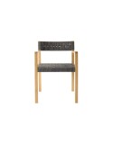 Silla Exterior CORA, Teca Reciclada / Cuerda Negra - Dareels