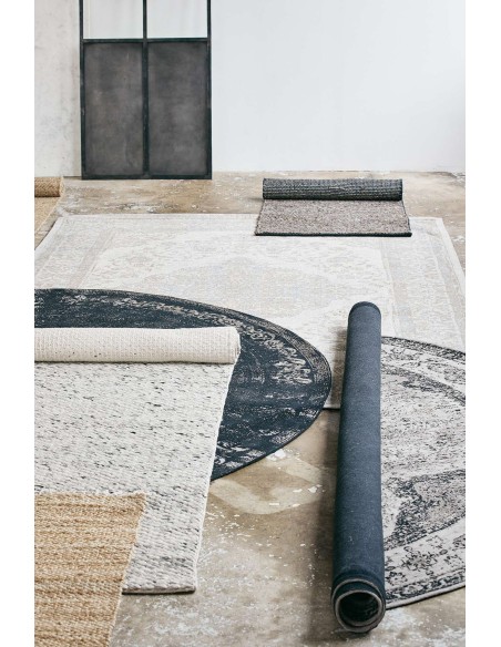 Alfombra VENUS Ø240 cm, Gris Antiguo - Nordal. Vackart