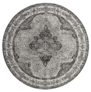Alfombra VENUS Ø140 cm, Gris Antiguo - Nordal. Las modernas y exclusivas alfombras de diseño escandinavo de Nordal en Vackart, tu tienda de diseño online.