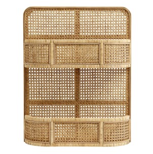 Estantería LUCCA, Ratán Natural - Nordal. Los modernos y exclusivos muebles de diseño de Nordal en Vackart, tu tienda de diseño online.