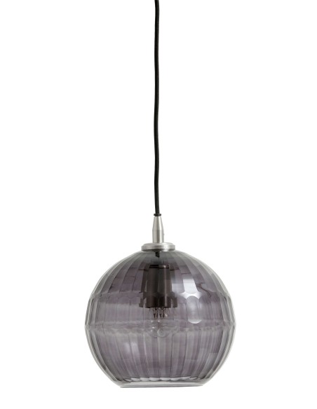 Lámpara de Techo NYX, Cristal Gris Humo - Nordal. Vackart