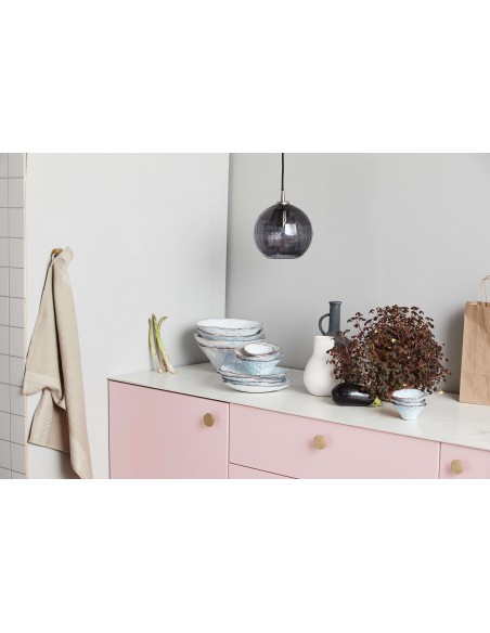 Lámpara de Techo NYX, Cristal Gris Humo - Nordal. Vackart