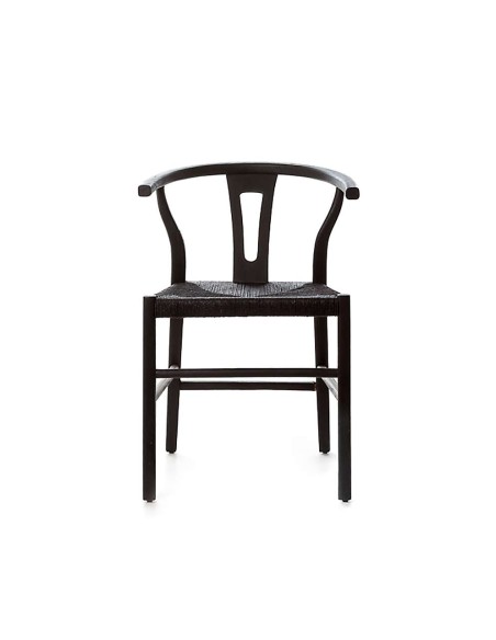Silla ROB, Teca Reciclada / Cuerda Negra - Dareels. Vackart