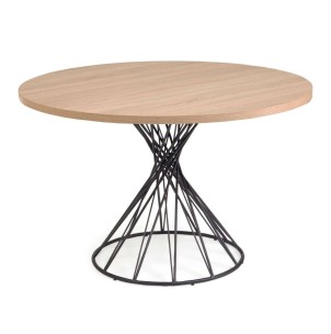 Mesa NIUT Ø120 cm, Melamina Natural - Vackart. Las originales y exclusivas mesas de diseño de Kave Home en Vackart, tu tienda de diseño online.