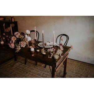 Mesa Plegable IMPERIAL 175x86 cm de Comedor, Madera Envejecida. Vackart 2