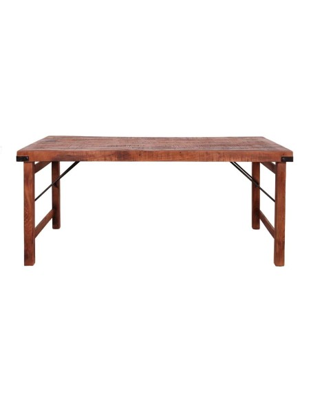 Mesa Plegable IMPERIAL 175x86 cm de Comedor, Madera Envejecida. Vackart