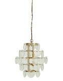 Lámpara de Techo MØNT, Cristal / Metal Dorado - Nordal