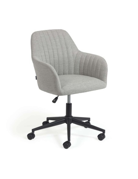 Silla de escritorio Madina gris claro - Kave Home