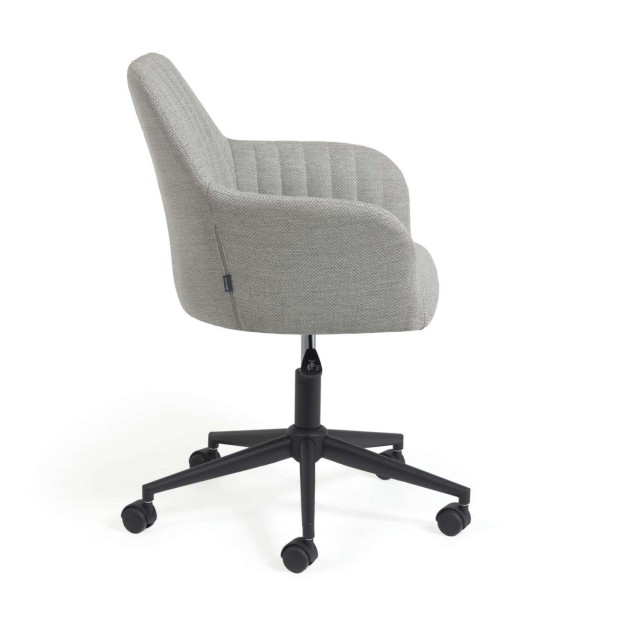 Silla de escritorio Madina gris claro - Kave Home