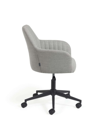 Silla de escritorio Madina gris claro - Kave Home