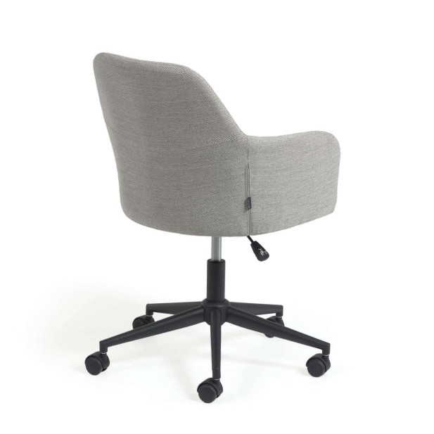 Silla de escritorio Madina gris claro - Kave Home