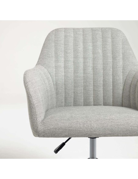 Silla de escritorio Madina gris claro - Kave Home