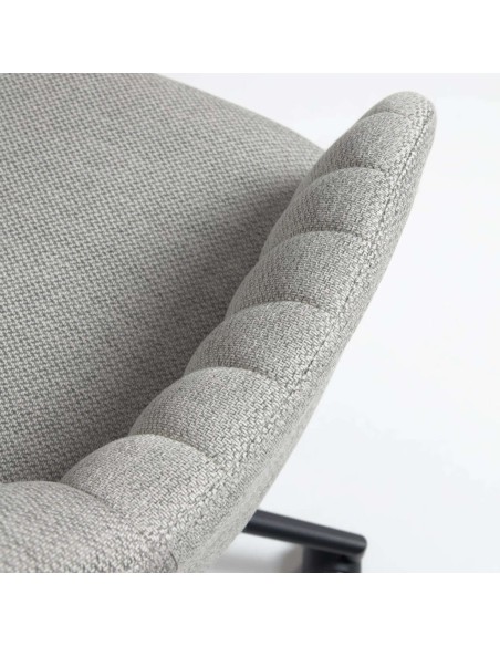 Silla de escritorio Madina gris claro - Kave Home