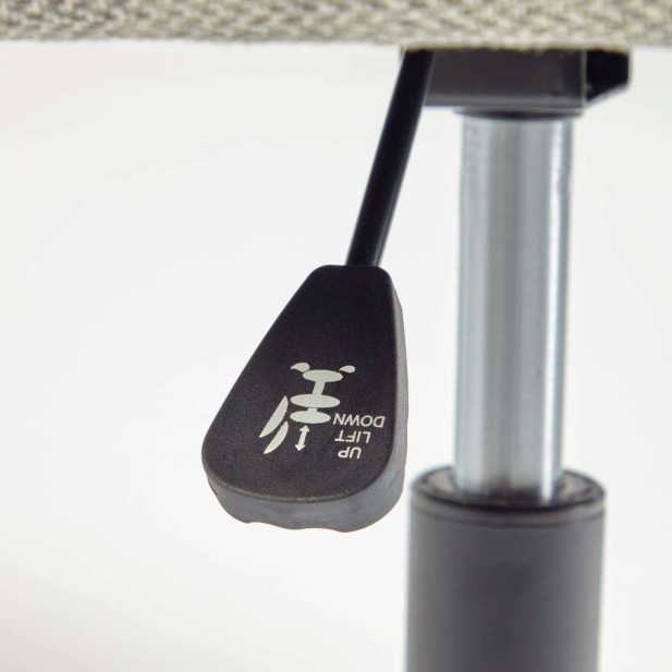 Silla de escritorio Madina gris claro - Kave Home