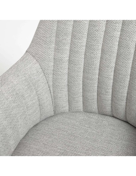 Silla de escritorio Madina gris claro - Kave Home