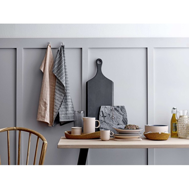 Escritorio COZY, Roble Natural / Metal Negro - Bloomingville. Vackart