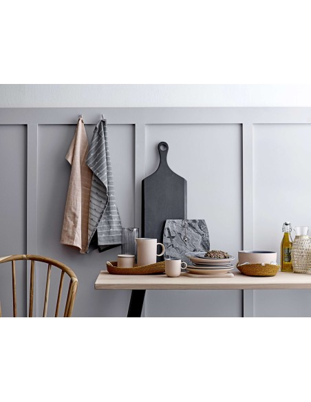 Escritorio COZY, Roble Natural / Metal Negro - Bloomingville. Vackart