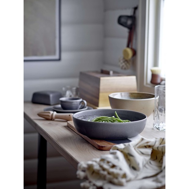 Escritorio COZY, Roble Natural / Metal Negro - Bloomingville. Vackart