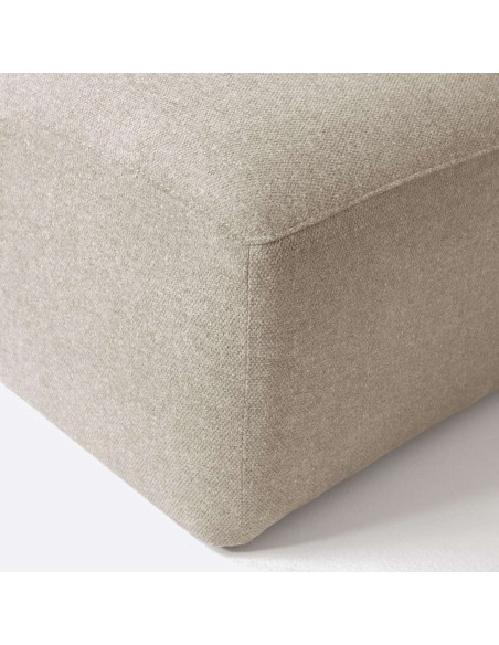 Sofá Blok 3 plazas chaise longue derecho beige 300 cm - Kave Home