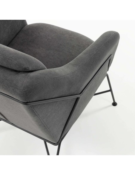 Butaca Brida grafito  - Kave Home