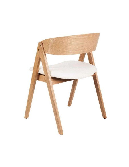 Silla ONISKE, Roble Natural / Textil Beige. Vackart