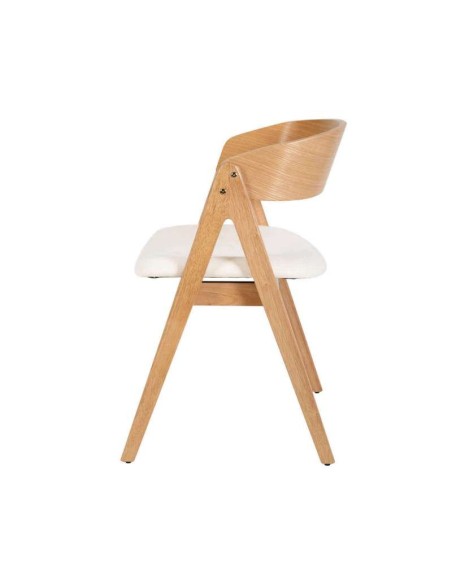 Silla ONISKE, Roble Natural / Textil Beige. Vackart