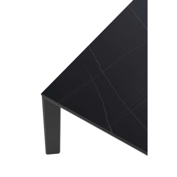 Mesa Extensible TYND 160/240, Metal Antracita / Porcelánico Negro. Vackart Mesa Extensible TYND 160/240, Metal Antracita / Porcelánico Negro. Vackart