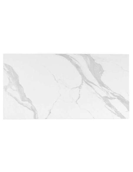 Mesa Extensible TYND 160/240, Metal Antracita / Porcelánico Mármol. Vackart