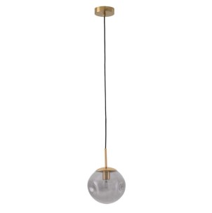 Lámpara de Techo LYSBØLGER, Latón / Vidrio Gris Humo - Vackart. Las más originales y exclusivas lámparas de diseño nórdico en Vackart, tu tienda de diseño online.