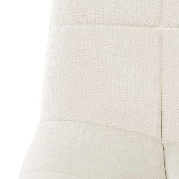 Silla VAFFEL, Textil Beige / Metal Negro. Vackart