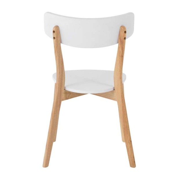 Silla VERNST, Madera Natural / Blanca. Vackart Silla VERNST, Madera Natural / Blanca. Vackart
