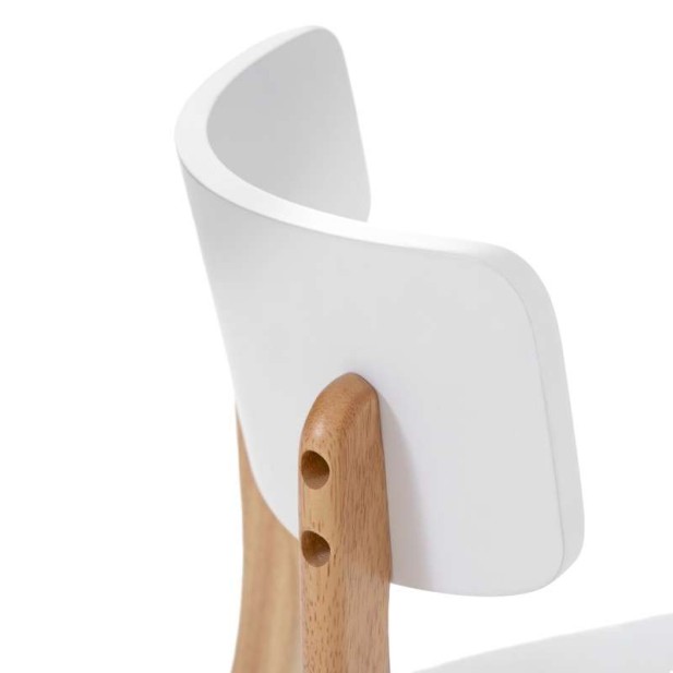 Silla VERNST, Madera Natural / Blanca. Vackart Silla VERNST, Madera Natural / Blanca. Vackart