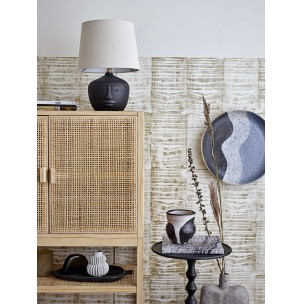 Lámpara de Sobremesa MATHEO, Terracota Negra / Textil - Bloomingville. Vackart 2