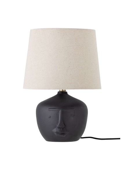 Lámpara de Sobremesa MATHEO, Terracota Negra / Textil - Bloomingville. Vackart