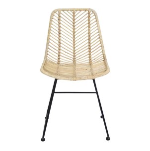 Silla RAMONEDA, Metal / Ratán Natural. Vackart 2