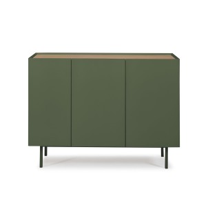 Aparador ARISTA 110x40 cm, Verde - Teulat. Los modernos y más exclusivos muebles de diseño nórdico, solo en Vackart tu tienda de diseño online.