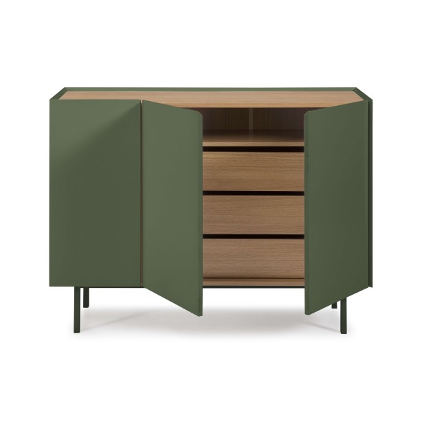 Aparador ARISTA 110x40 cm, Verde - Teulat. Vackart