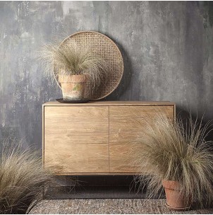 Aparador ONETWO 110, Teca Reciclada / Hierro - Dareels. Vackart 2