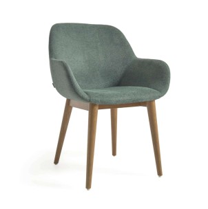 Silla KONNA verde/patas fresno - Kave Home, Vackart - CC5212KY19