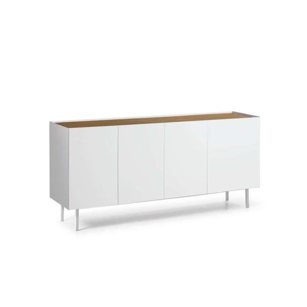 Aparador ARISTA 165x40 cm, Blanco - Teulat. Vackart