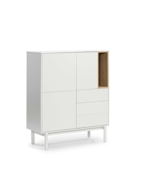 Aparador CORVO 100x40 cm, DM Crema / Roble - Teulat. Vackart