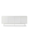 Aparador SIERRA 211x47 cm, DM / Metal Blanco - Teulat