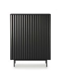 Aparador SIERRA Alto 130 cm, DM / Metal Negro - Teulat