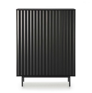 Aparador SIERRA Alto 130 cm, DM / Metal Negro - Teulat. Los modernos y más exclusivos muebles de diseño nórdico, solo en Vackart tu tienda de diseño online.