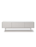 Mueble TV SIERRA 180 cm, DM / Metal Blanco - Teulat