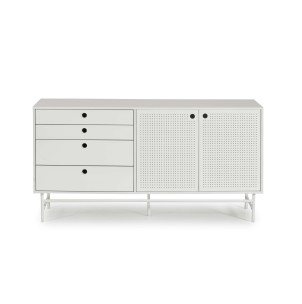 Aparador PUNTO 150x47 cm, Blanco - Teulat. Los modernos y más exclusivos muebles de diseño nórdico, solo en Vackart tu tienda de diseño online.