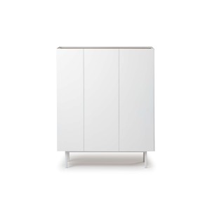 Aparador con Botellero ARISTA Alto 120 cm, Blanco - Teulat. Los modernos y más exclusivos muebles de diseño nórdico, solo en Vackart tu tienda de diseño online.