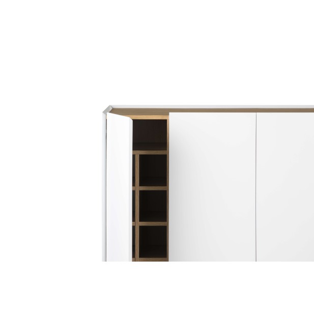 Aparador con Botellero ARISTA Alto 120 cm, Blanco - Teulat. Vackart Aparador con Botellero ARISTA Alto 120 cm, Blanco - Teulat. Vackart