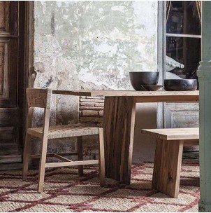 Silla CORA WA, Teca Reciclada Natural / Cuerda - Dareels. Vackart 2